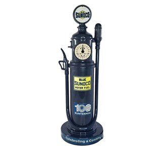 Vintage Classic Blue Sunoco Gas Pump Phone 100 Suntennial